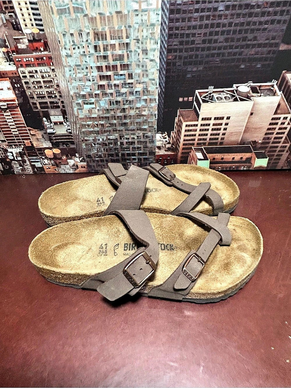Birkenstock Mayari Sandals Gray & Brown EU 41